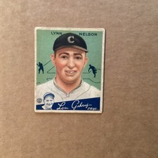 1934 Goudey #60 Lynn Nelson, Chicago Cubs