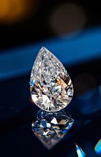 Lab Grown Loose CVD Diamond 3.00 Ct Pear Cut Natural D Color VVS1 Certified