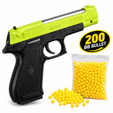Kids Target Practice Toy Gun with 200pcs BB Pellets Outdoor Shooting Set A