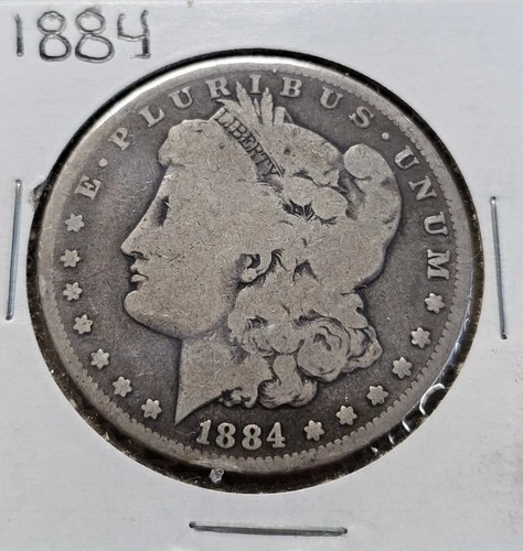 1884 Morgan Silver Dollar  Circulated  Fineness Business Strike