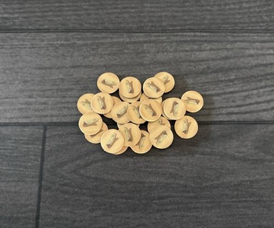 Everdell Farshore | All Driftwood Tokens | Official Replacement Game Pieces