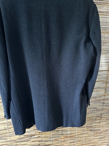 Versace Jeans Couture Men’s EU 52 Wool Black Blazer Made in Italy Moth Distress - Picture 5 of 17