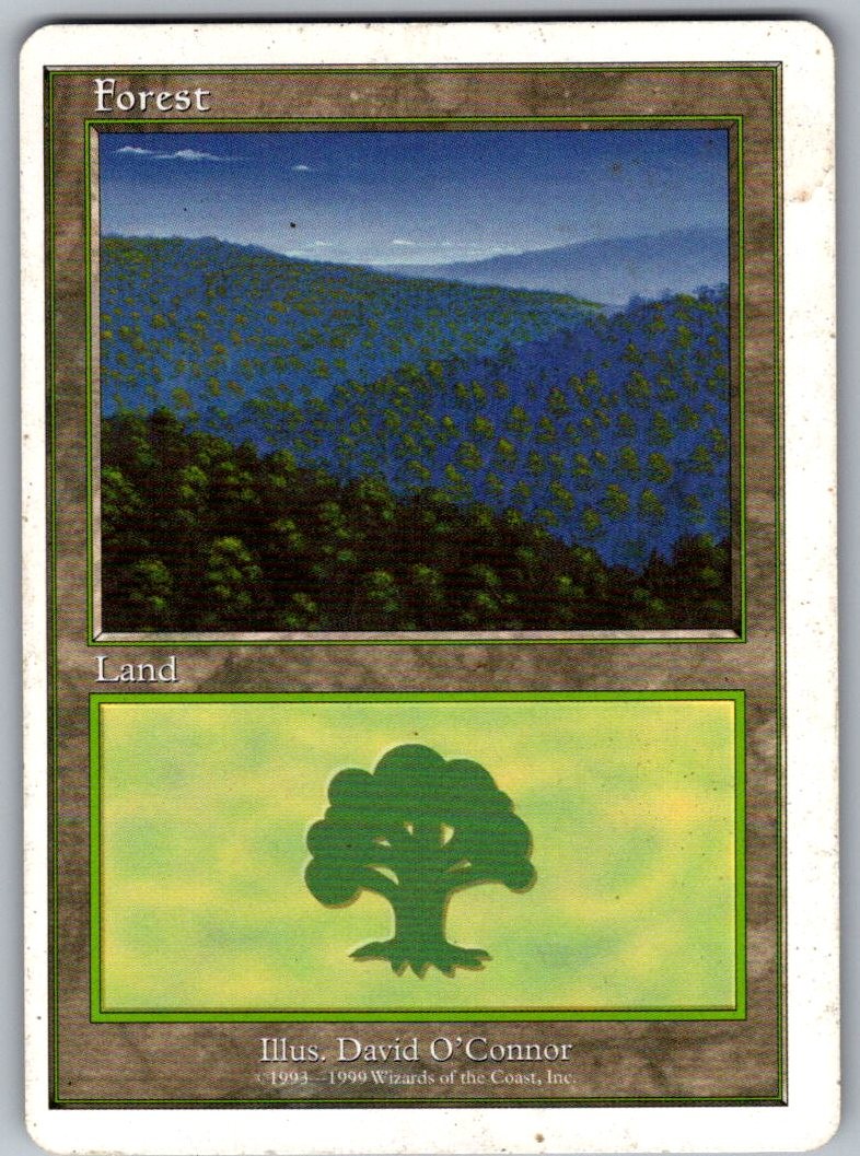 MTG / FOREST (102) MAGIC: THE GATHERING BATTLE ROYALE BOX SET BRB LAND MP