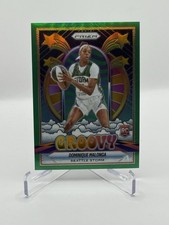 2025 Panini Prizm WNBA - Dominique Malonga Green Groovy Insert #8 (RC)