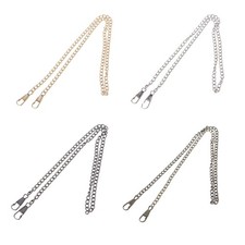 Metal Purse Chain Strap DIY Handle Shoulder for Bag Handbag Replaceme