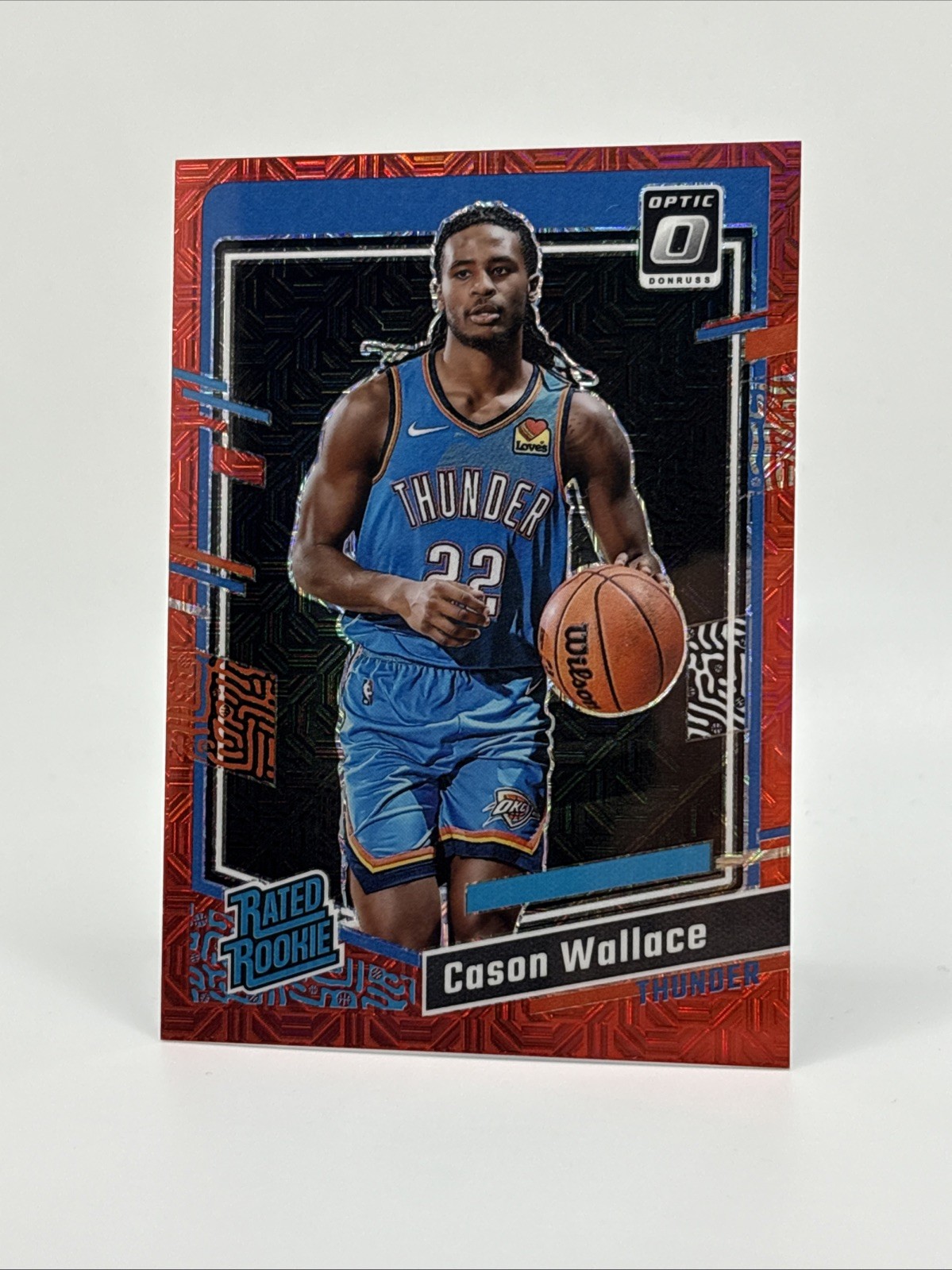 2023 Donruss Optic Cason Wallace Choice Red Prizm /88 RC Rated Rookie #218