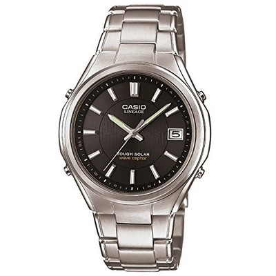 Casio Lineage LIW-120DEJ-1AJF Solar Funk Herrenuhr schwarzes Zifferblatt Edel...