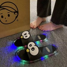 Led Light Up Slippers For Women,Cute Lighting Slides Shoes With Luminous Crock