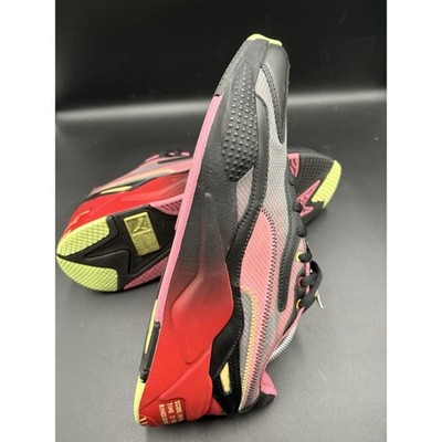 Puma X Sonic The Hedgehog RS-X3 Black High Risk Red 374313-01 Size U.S. 12