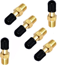 6pcs Schrader Valve Adapters With 18 Male Nptbrass 18 Npt Tank Valve Use Wi