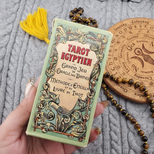 Tarot Egyptien 78 Card Tarot Deck With Guide Sheet And Box USED