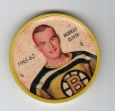 1961-62 Shirriff/Salada Coins #8 Murray Oliver