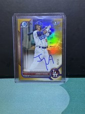 2022 Bowman Chrome Jorbit Vivas 1st Gold Auto /50 #CPA-JV