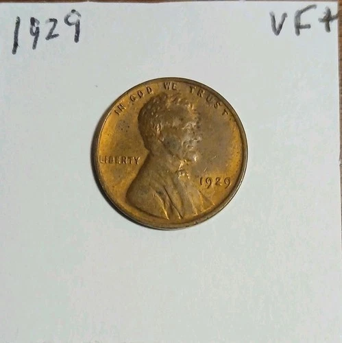 1929 (P) Lincoln Wheat Cent Penny  VF Philadelphia