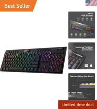 K618 PRO Mechanical Gaming Keyboard - Lightweight Design, Macro & Media Control