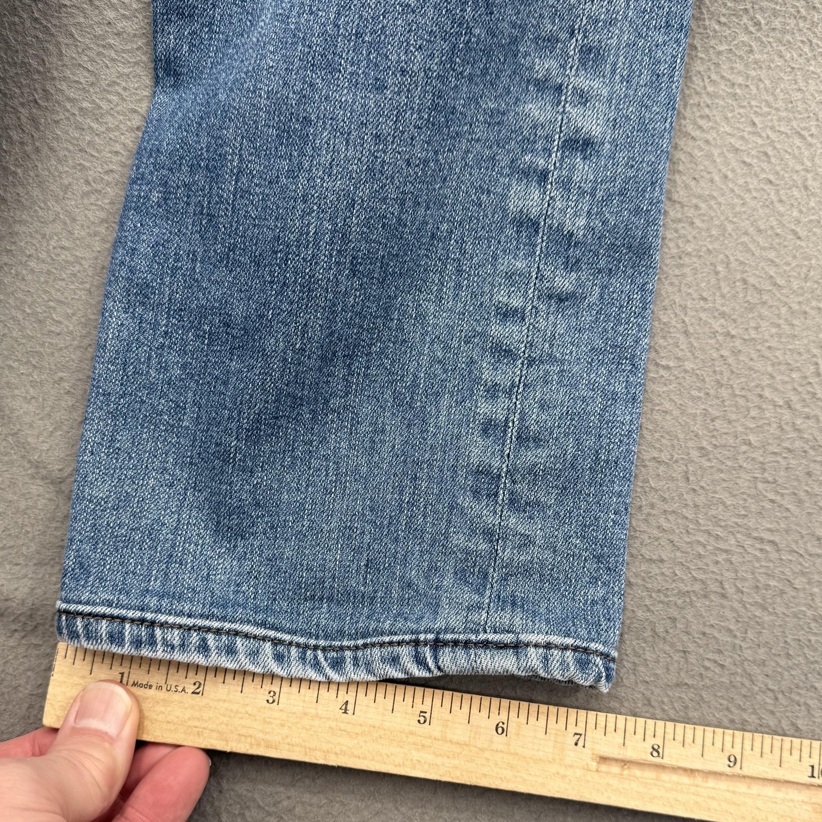 AG Adriano Goldschmied Everett Jeans Mens 33x32 Light Wash Blue Slim Straight thumbnail 8