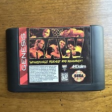 WWF Raw (Sega Genesis, 1994) CIB Complete in Box