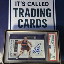 2009-10 Playoff Contenders - Rookie Ticket Stephen Curry Auto #106 PSA