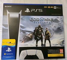 CONSOLE Sony PS5 Digital Edition PLAYSTATION 5 NUOVA Abbonamento Plus GOW
