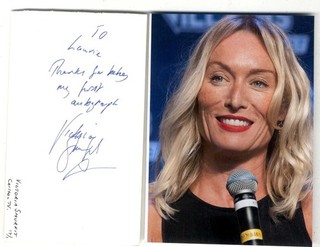Victoria Smurfit vintage signed page Ballykissangel