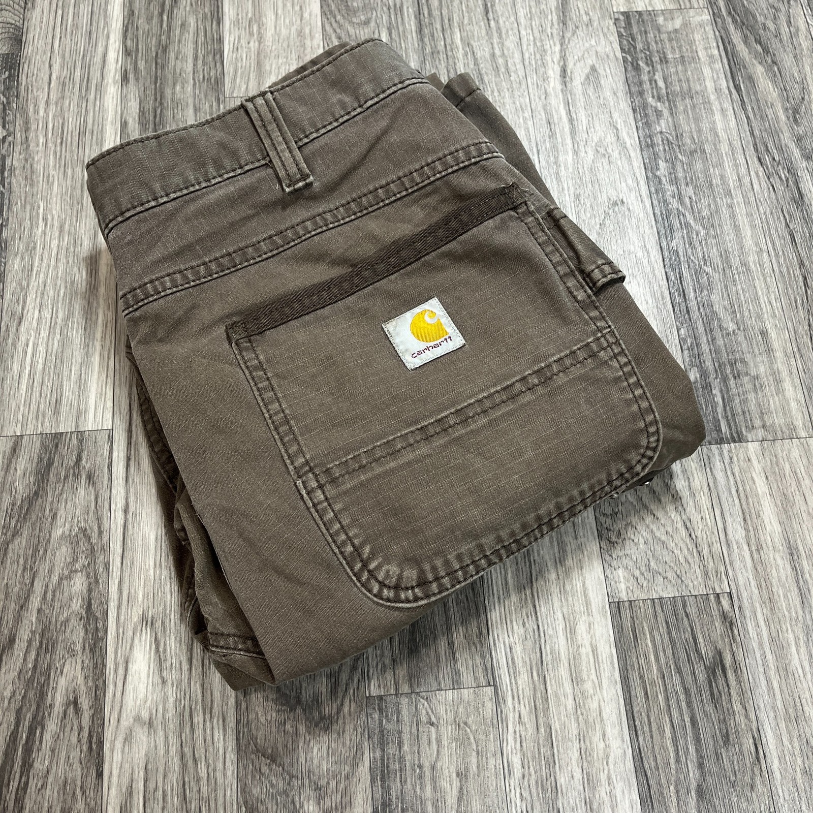 Carhartt Men's Relaxed Fit Straight Leg Brown Cargo Pants 32x32