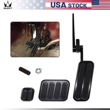 Billet Aluminum Throttle Mount Accelerator Pedal Kit For Chevy Ford Mopar Sbc Billet Aluminum Throttle Mount Accelerator Pedal Kit For Chevy Ford Mopar Sbc