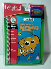 Leap Frog LeapPad Learning FINDING NEMO Spanish Ed BUSCANDO A NEMO  Ages 4-6 NEW