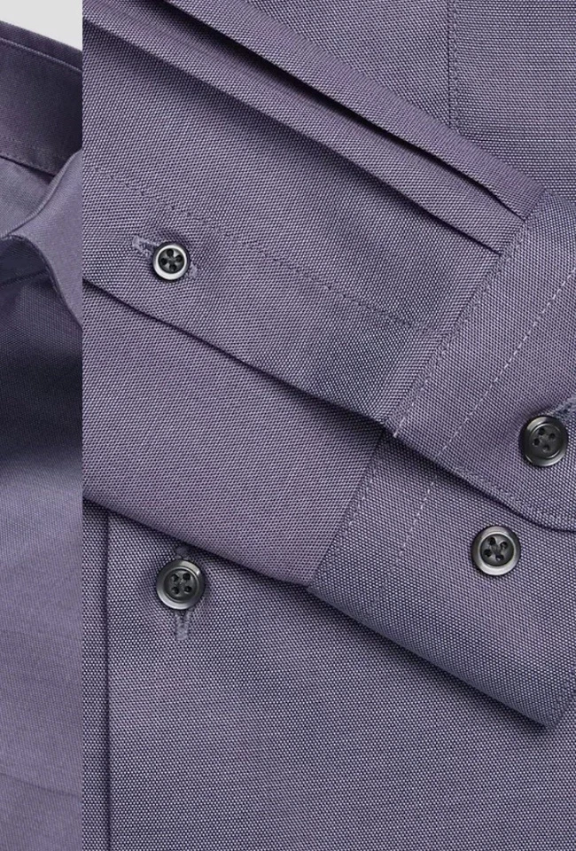 Camisa de vestir clásica Oxford calce ajustado lavanda Pronto Uomo para hombre 16 1/2 34-35 Foto 3 de 4