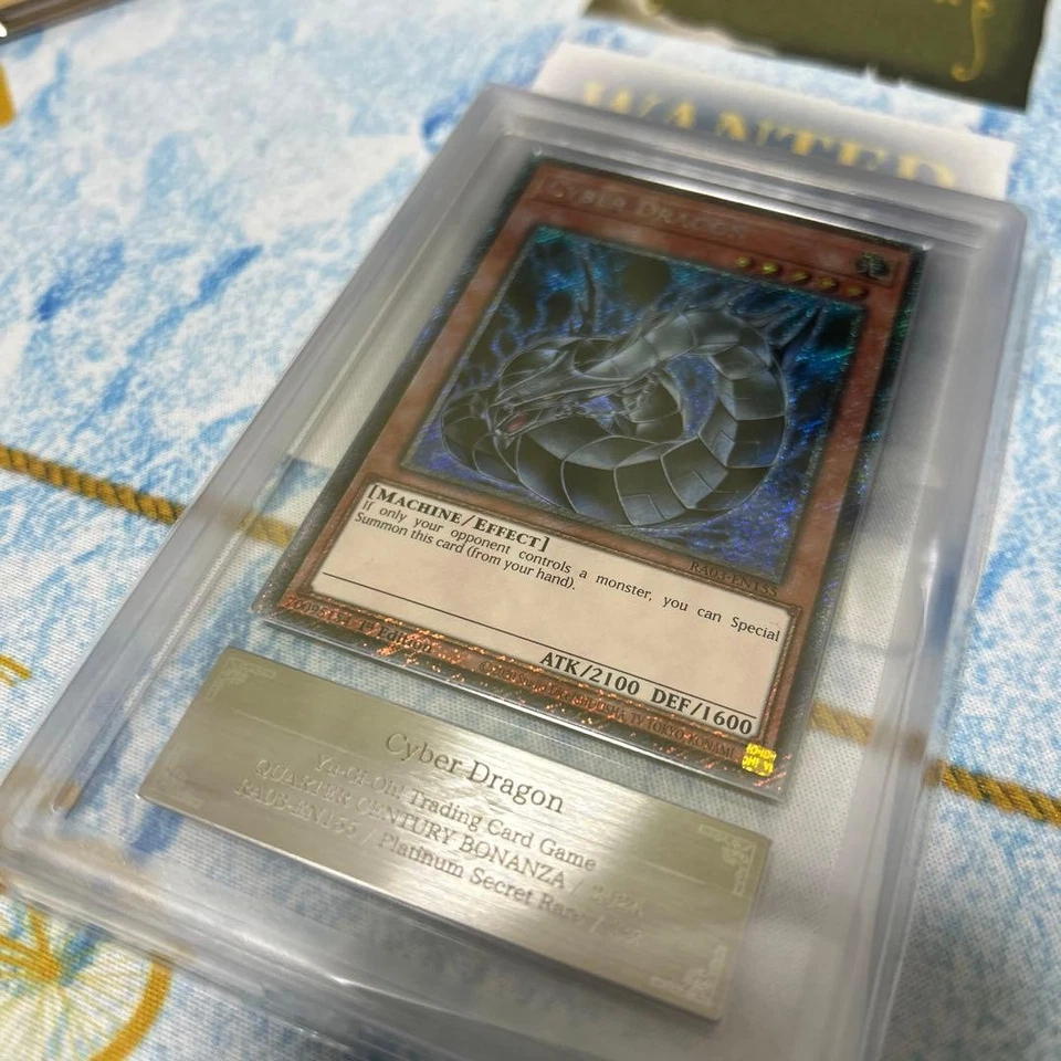 Yu-Gi-Oh! Cyber Dragon ars10 Platinum Secret Bonanza - Image 2 of 4