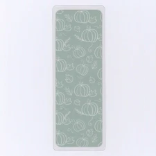 2x6 Inch Autumn Pumpkins Bookmark, Cozy Fall, Bookish Gift For Bookworms