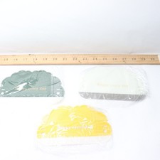  3-Pk Shower Screen Wiper Window Cleaner Squeegee Rubber