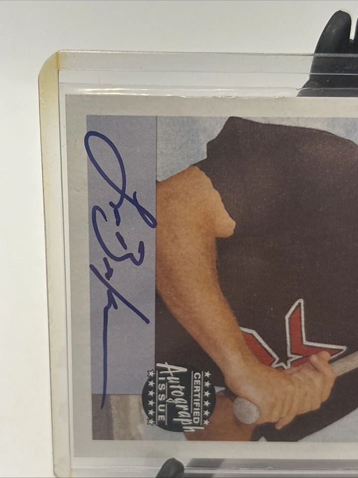 Bowman Heritage Lance Berkman 2002 certificado automático Astros en tarjeta autógrafo Foto 4 de 4