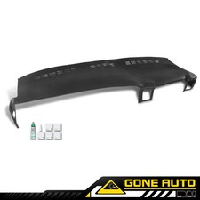 Tpe Dash Mat Fit 99-2006 Silverado Sierra Suburban Dashboard Cover Overlay Black