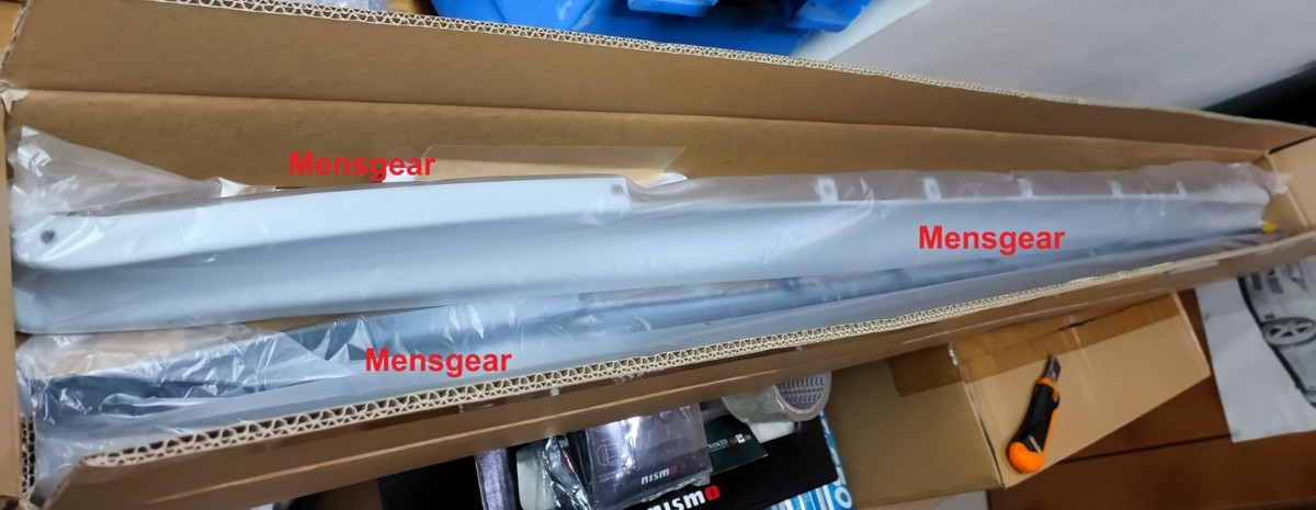 Genuine Nismo Side Skirts Extension Lip Z-Tune For Nissan R34 GTR