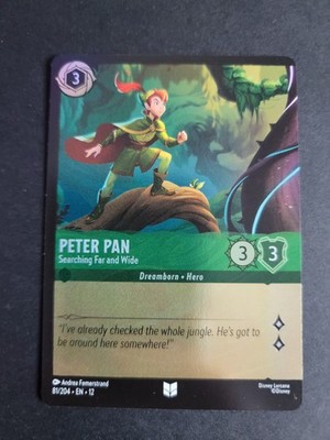 Peter Pan - Searching Far and Wide (Cold Foil) Uncommon Wilds Unknown