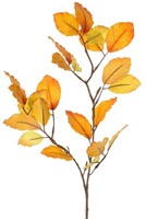 Artplants KüNstlicher Zweig Buche Loperdy, Gelb-Orange, 70Cm