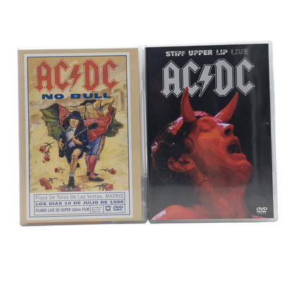 AC/DC - No Bull Live in Concert Madrid + Stiff Upper Lip Live auf DVD - sehr gut