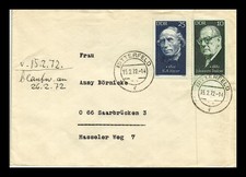 Dr Jim Stamps DDR East Germany Postal History Cover 1972 Postmark