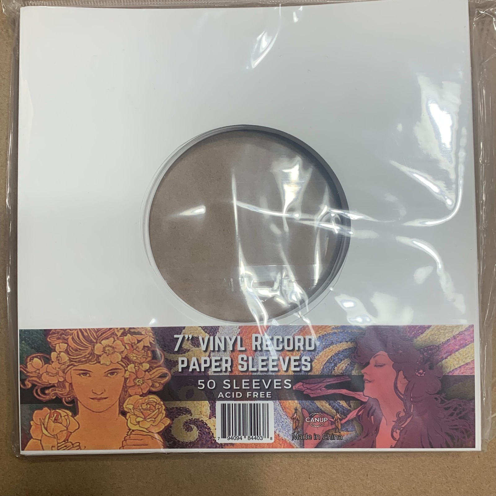 50 7" Record Inner Sleeves White ARCHIVAL Paper ACID FREE 45rpm Buy 3 Get 1 Free