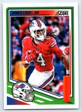 2025 Score #124 James Cook Buffalo Bills