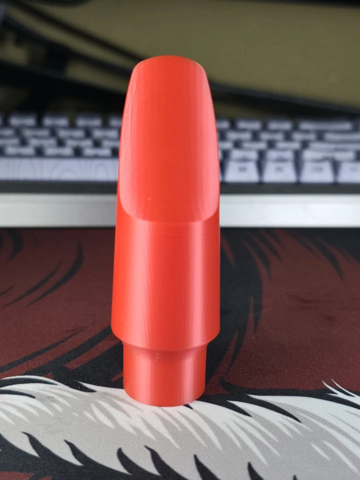 3D Printed Meyer 7M .081" Alto Saxophone Jazz Mouthpiece Red - Image 3 of 3