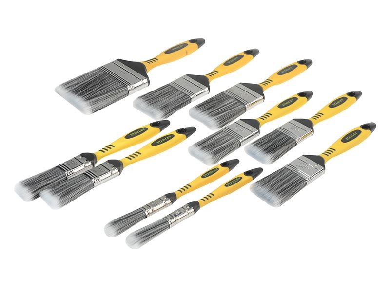 Stanley Tools - Synthetic Brush Pack Set 10 Piece