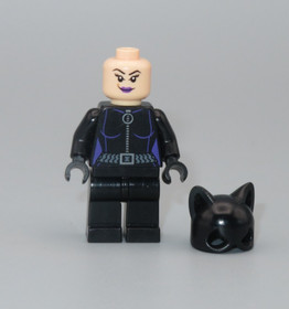 Lego Batman Catwoman minifigure 6858 Catcycle City Chase