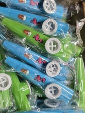 24 - Assorted Color Large 3" Plastic Kazoos Bulk Summer Christmas Party