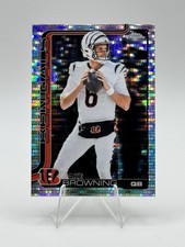 2025 Topps Chrome Football Jake Browning Pulsar Refractor #63 Bengals