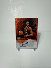 Evan Mobley 2024-25 NBA Hoops Hot Signatures Auto Cavaliers HS-EMC 