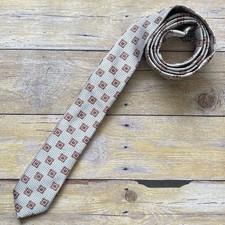 Adolfo One Size Mens Tie Beige 56  x 2  
