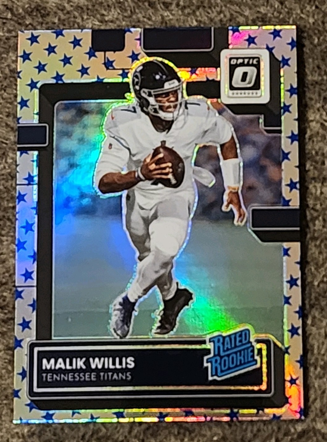 Malik Willis Stars Prizm (RC) - 2022 Panini Donruss Optic Rated Rookie #203