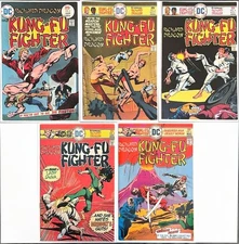 Richard Dragon, Kung-Fu Fighter #2-5 (DC Comics 1975) 🔑 1st Lady Shiva 🔑