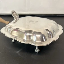 Vintage Silver Plated Silent Butler Crumb Catcher